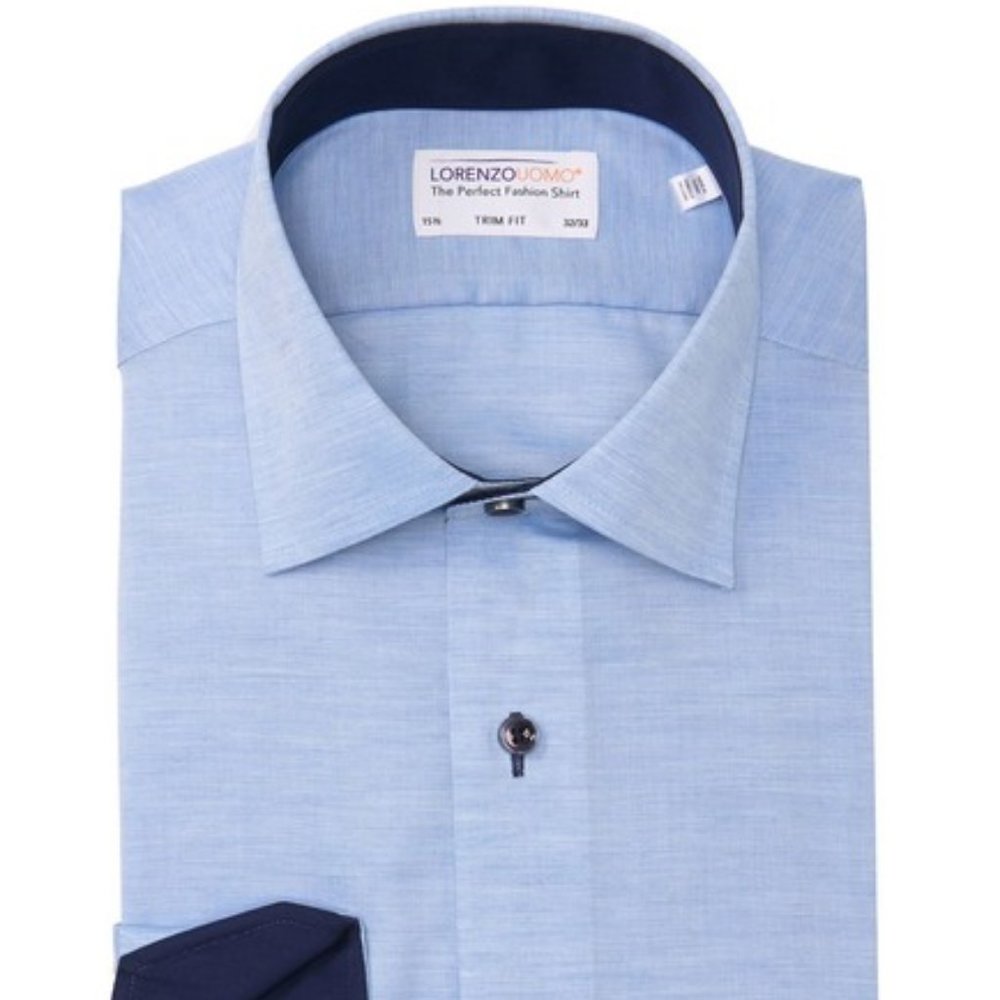 Lorenzo Uomo  Trim Fit Dress Shirt